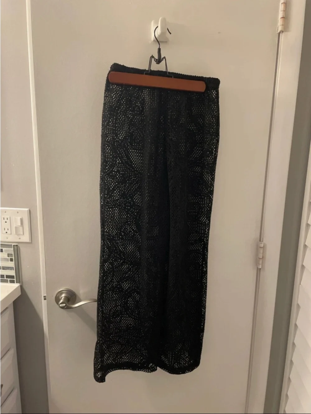Black  Maxi Beach Cover-Up Pants
